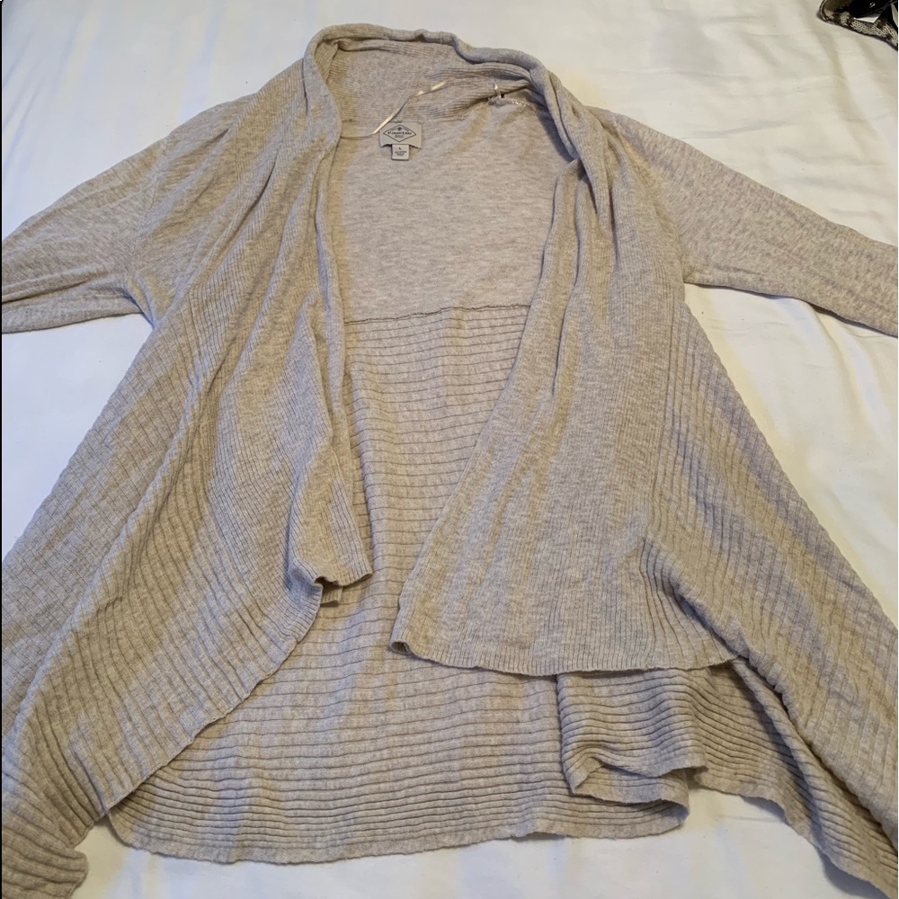 Tan cardigan